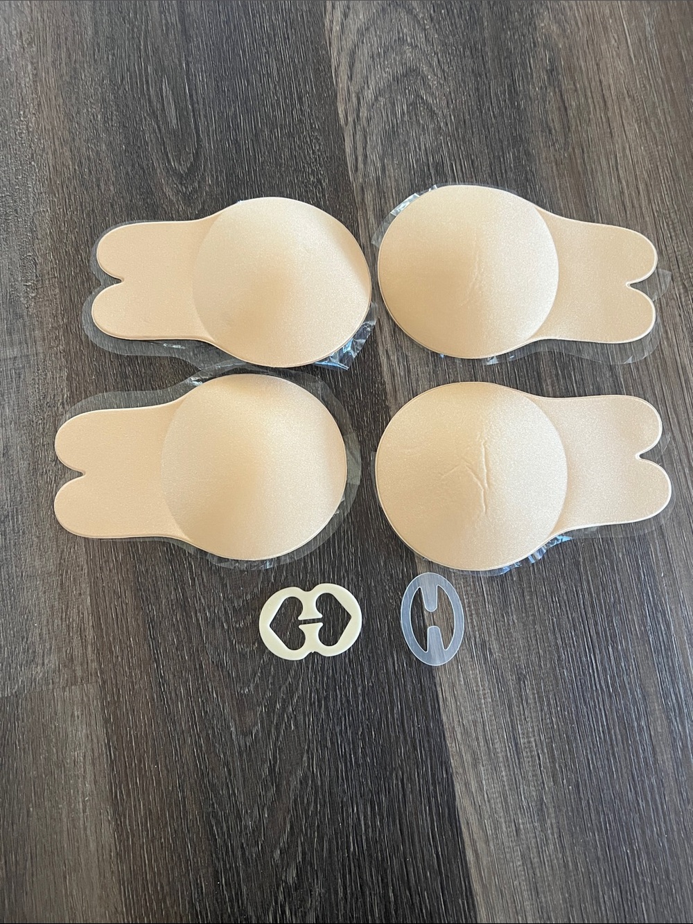 (13) New Nude Adhesive Silicone Bra Cups - Stick-On Nipple Cover Inserts